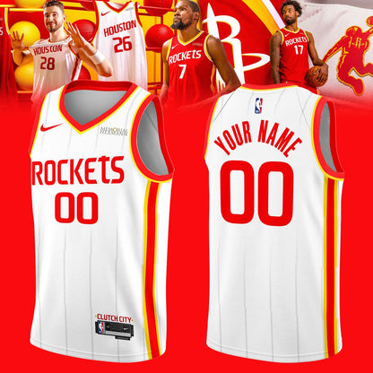 Houston Rockets Clutch City Jersey - White