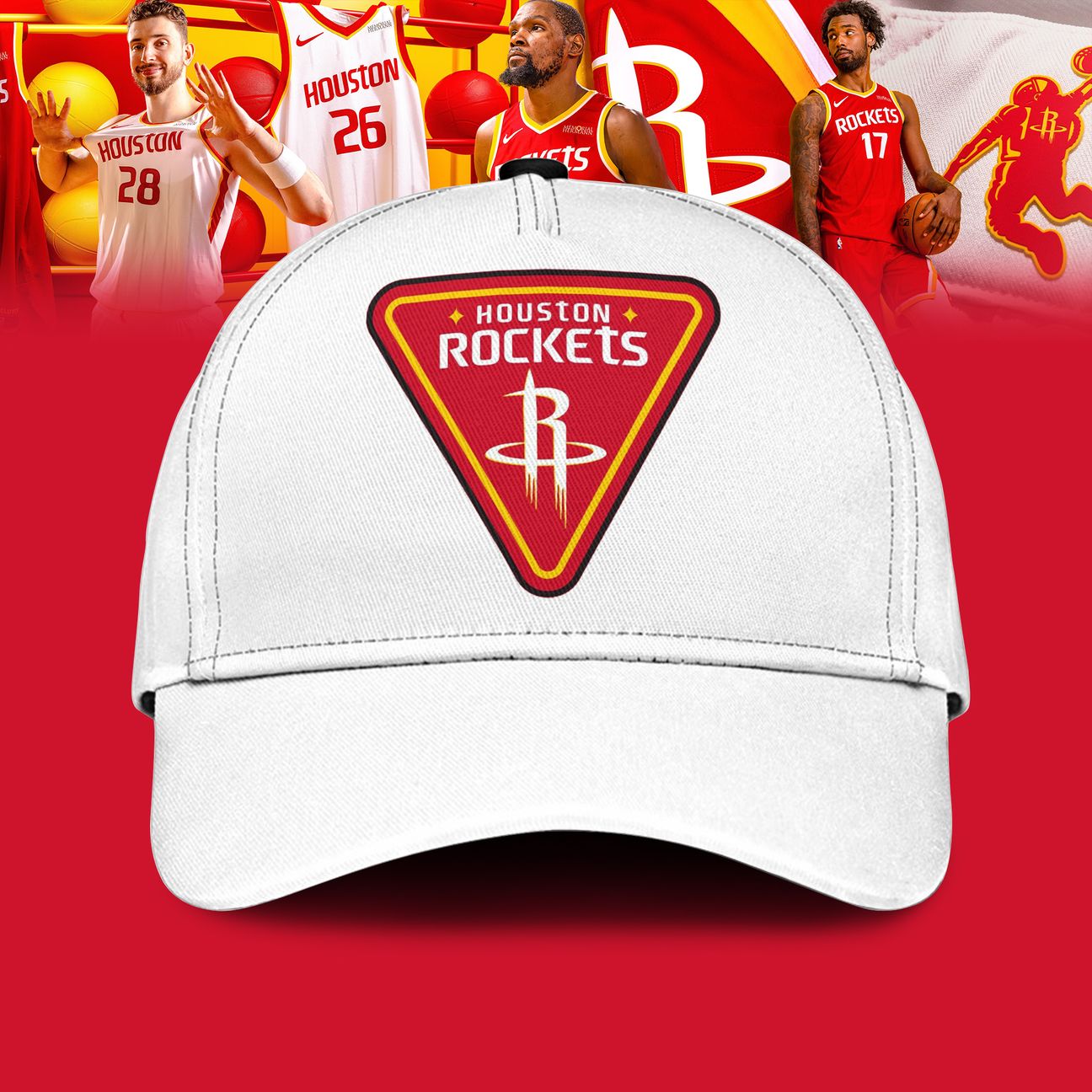 Houston Rockets Clutch City White T-Shirt