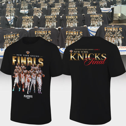 New York Knicks 2026 NBA Finals Game 3 Black T-Shirt