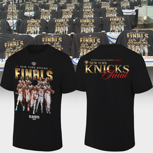New York Knicks 2026 NBA Finals Game 3 Black T-Shirt