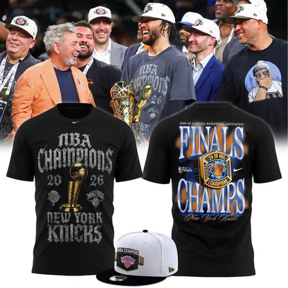 New York Knicks 2026 Finals Champions Locker Room T-Shirt