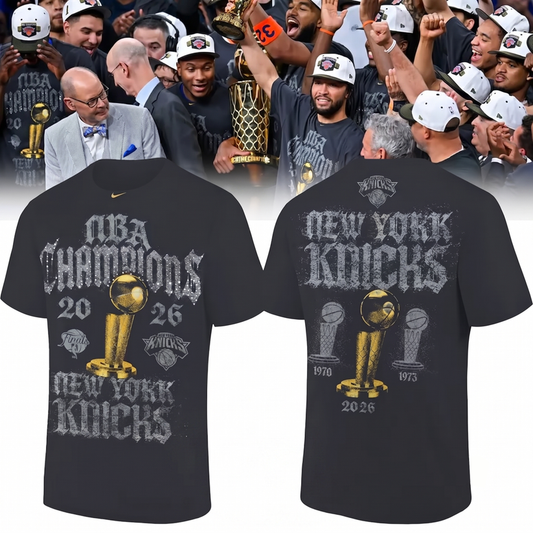 NY Knicks 2026 Finals Champions Limited Edition Locker Room Tshirt