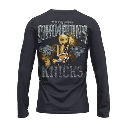 2026  Finals Champions Limited Edition On Court Long Sleeve Shirt - Gray
