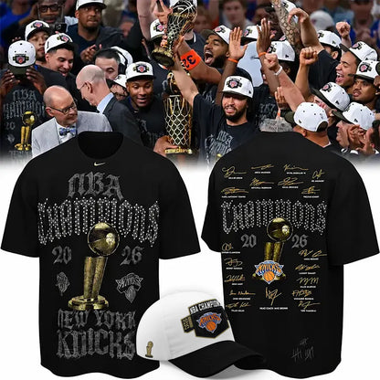 NY Knicks 2026 Finals Champions Limited Edition Locker Room Tshirt