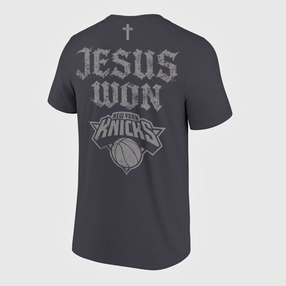 New York Knicks JESUS WON - NBA Champions 2026 T-Shirt