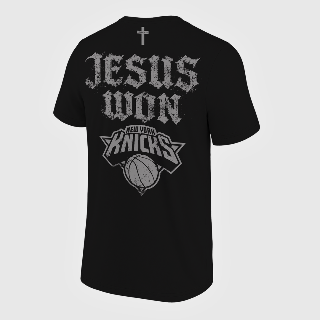 New York Knicks JESUS WON - NBA Champions 2026 T-Shirt