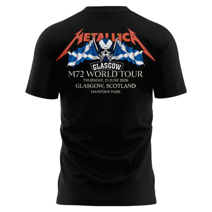 Metallica M72 World Tour Glasgow Special T-shirt