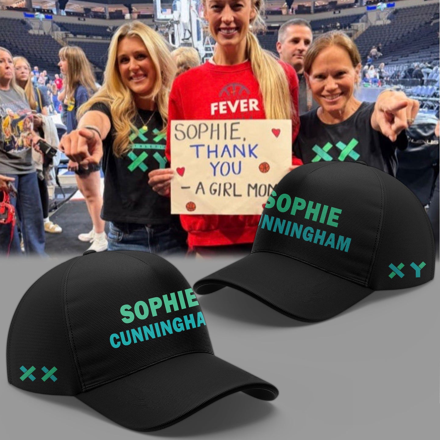 Black Shirt Sophie Cunningham - Indiana Fever - Thank You Sophie For Speaking Up For Girls T-Shirt
