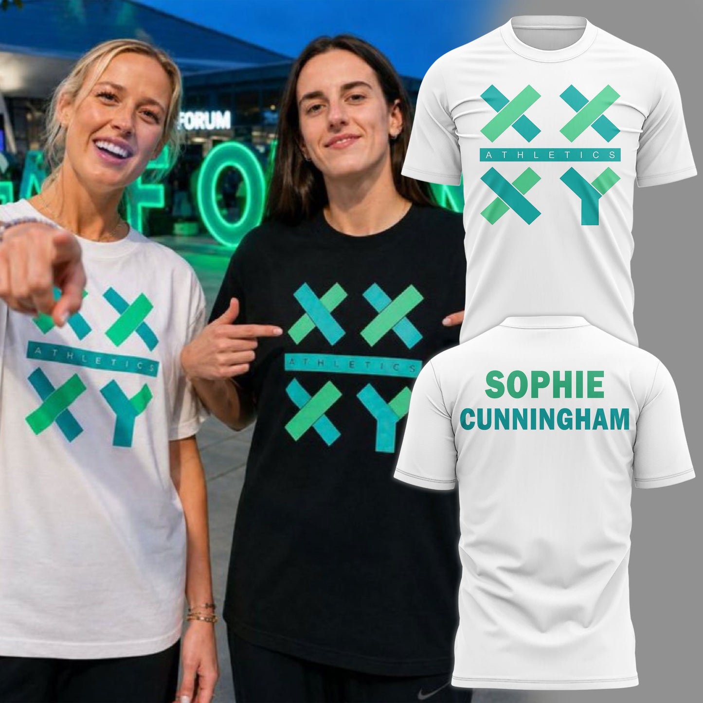 White Shirt Sophie Cunningham - Indiana Fever - Thank You Sophie For Speaking Up For Girls T-Shirt