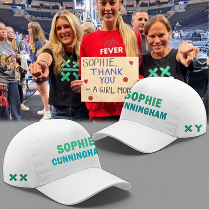 White Shirt Sophie Cunningham - Indiana Fever - Thank You Sophie For Speaking Up For Girls T-Shirt