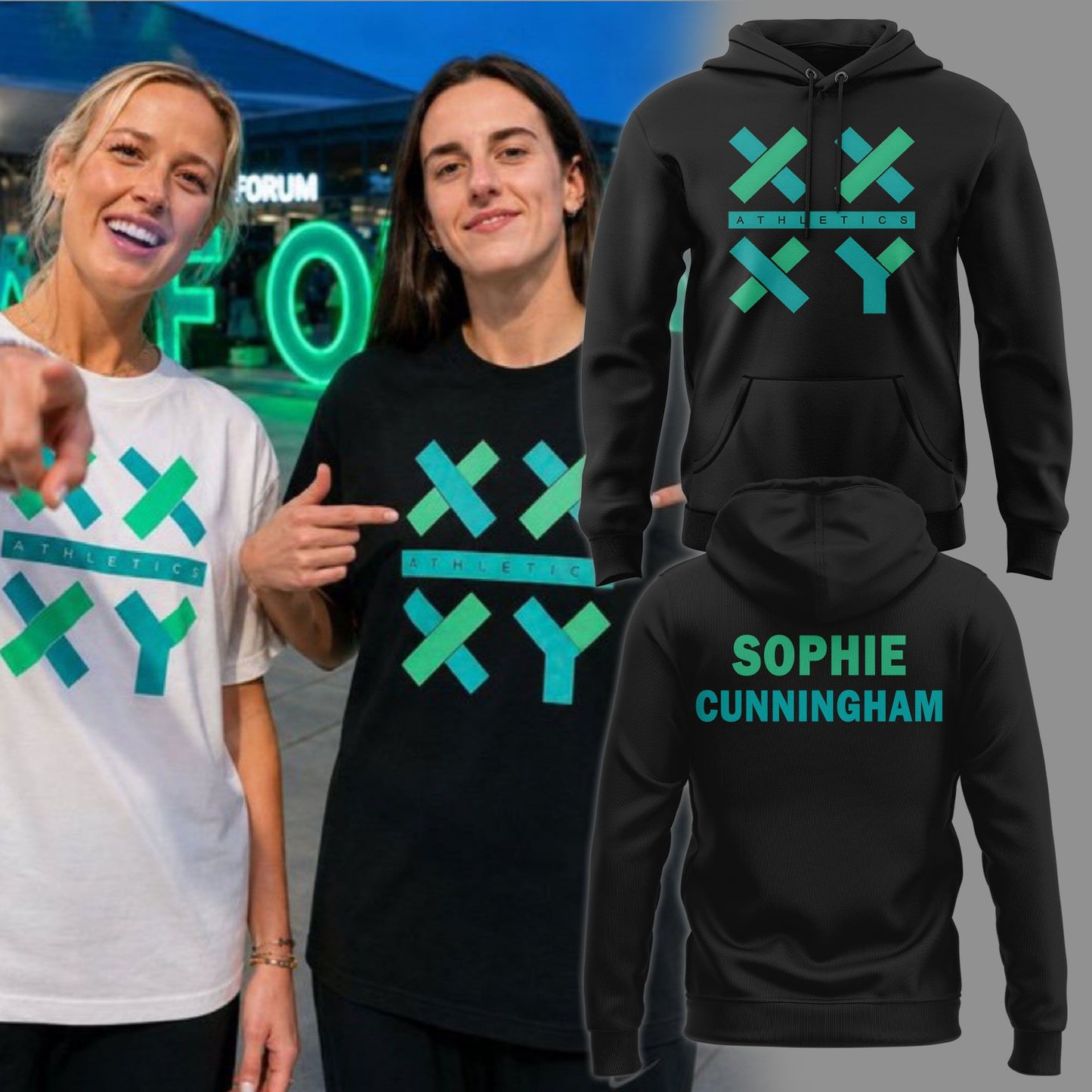 Black Hoodie Sophie Cunningham - Indiana Fever - Thank You Sophie For Speaking Up For Girls Hoodie