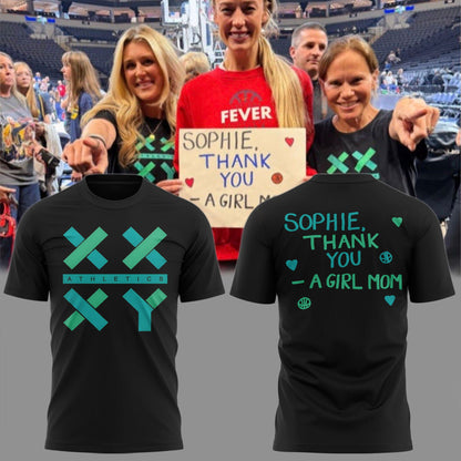Limited Edition Sophie Cunningham - Indiana Fever - Thank You Sophie For Speaking Up For Girls T-Shirt