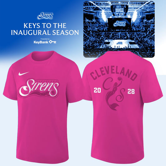 Cleveland Sirens Pink T-Shirt