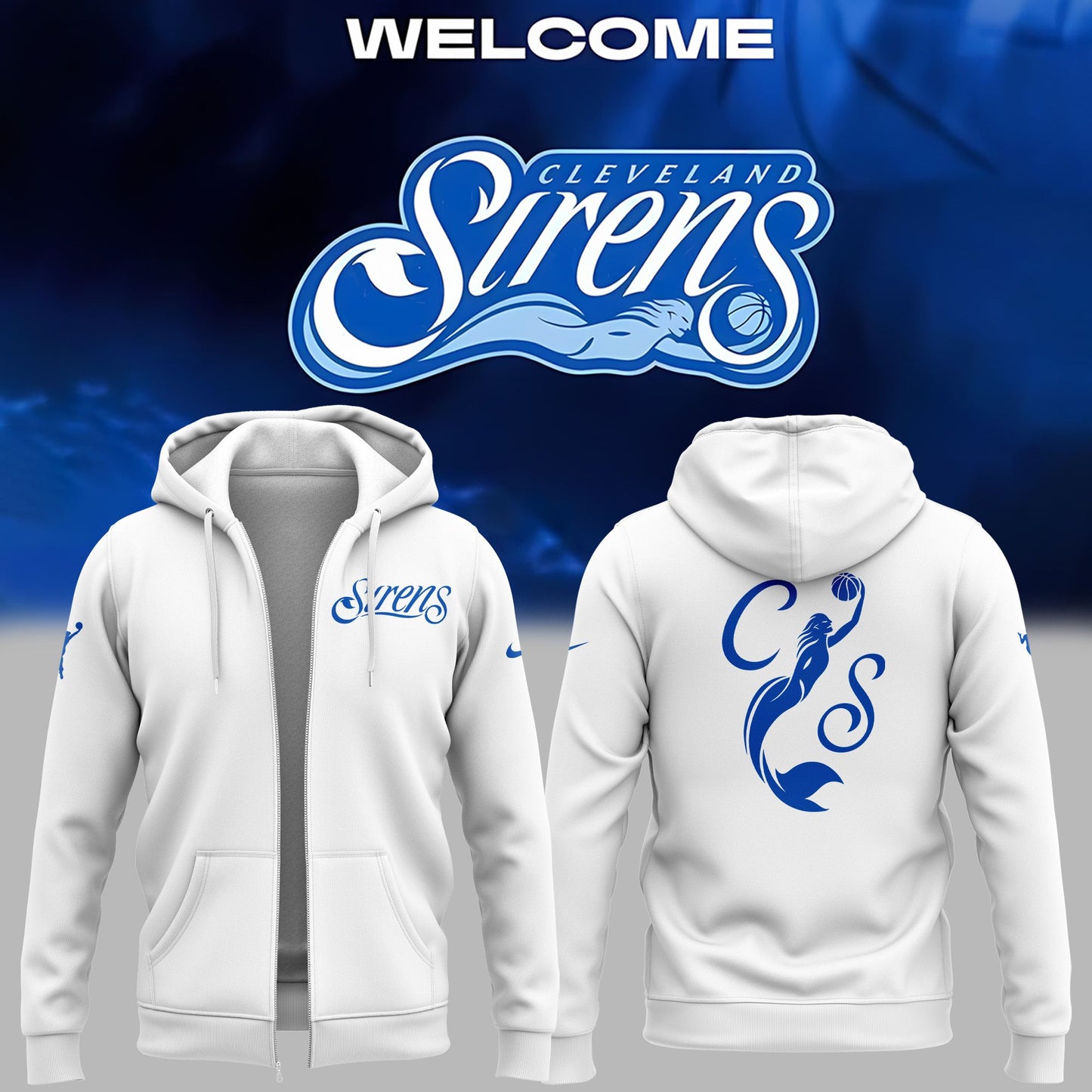 Cleveland Sirens WNBA Zip Hoodie