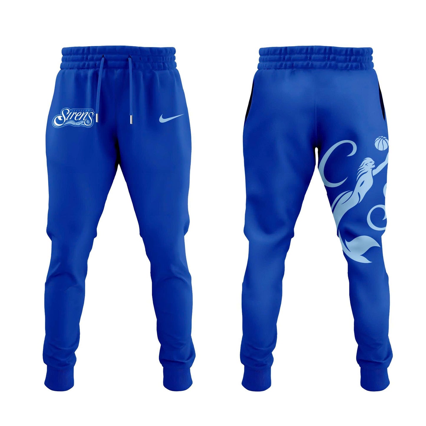 (Update Version) Cleveland Sirens Nike Blue Hoodie