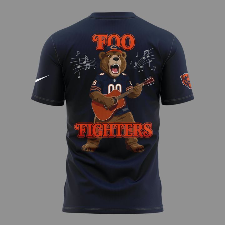 01.16. Perfect Shirt Foo Fighters x Chicago Bears - Take Cover Tour 2026 T-Shirt