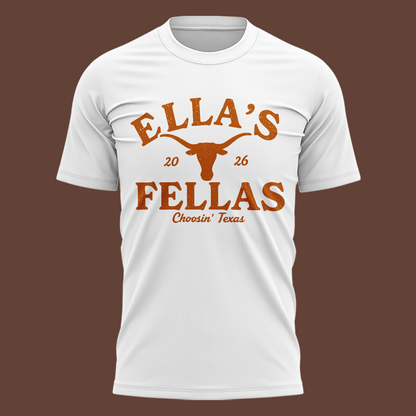 Limited Edition T-Shirt Ella’s Fellas x Texas Longhorns!