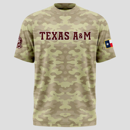 Texas A&M Aggies New Camo Uniforms T-Shirt
