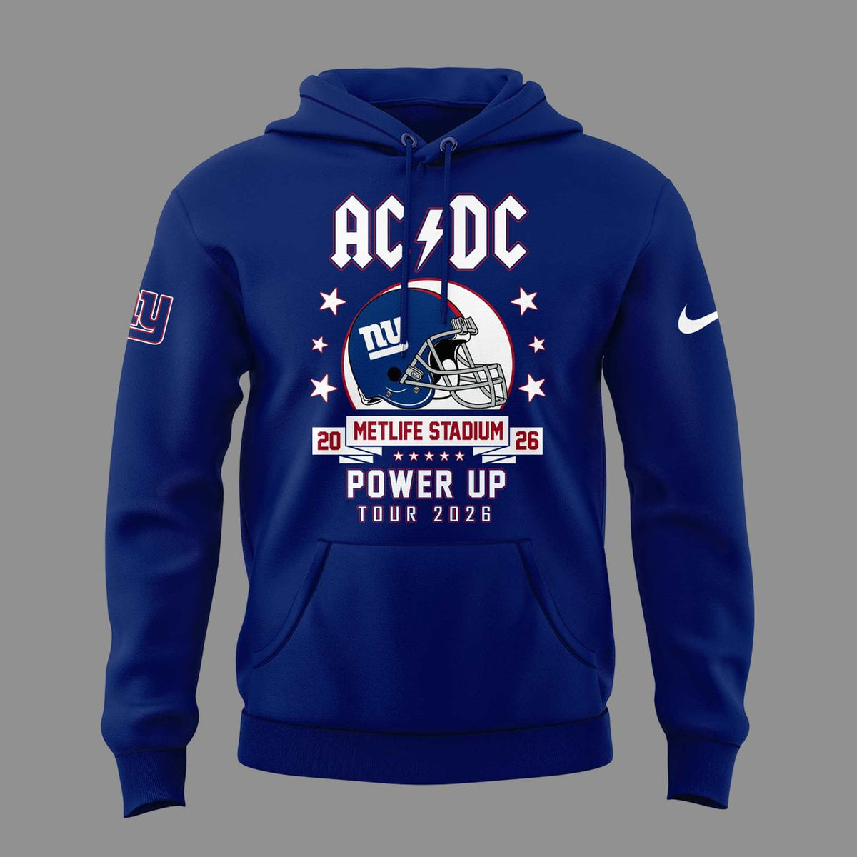 01.06. Limited Edition AC/DC x New York Giants - POWER UP TOUR 2026 Hoodie