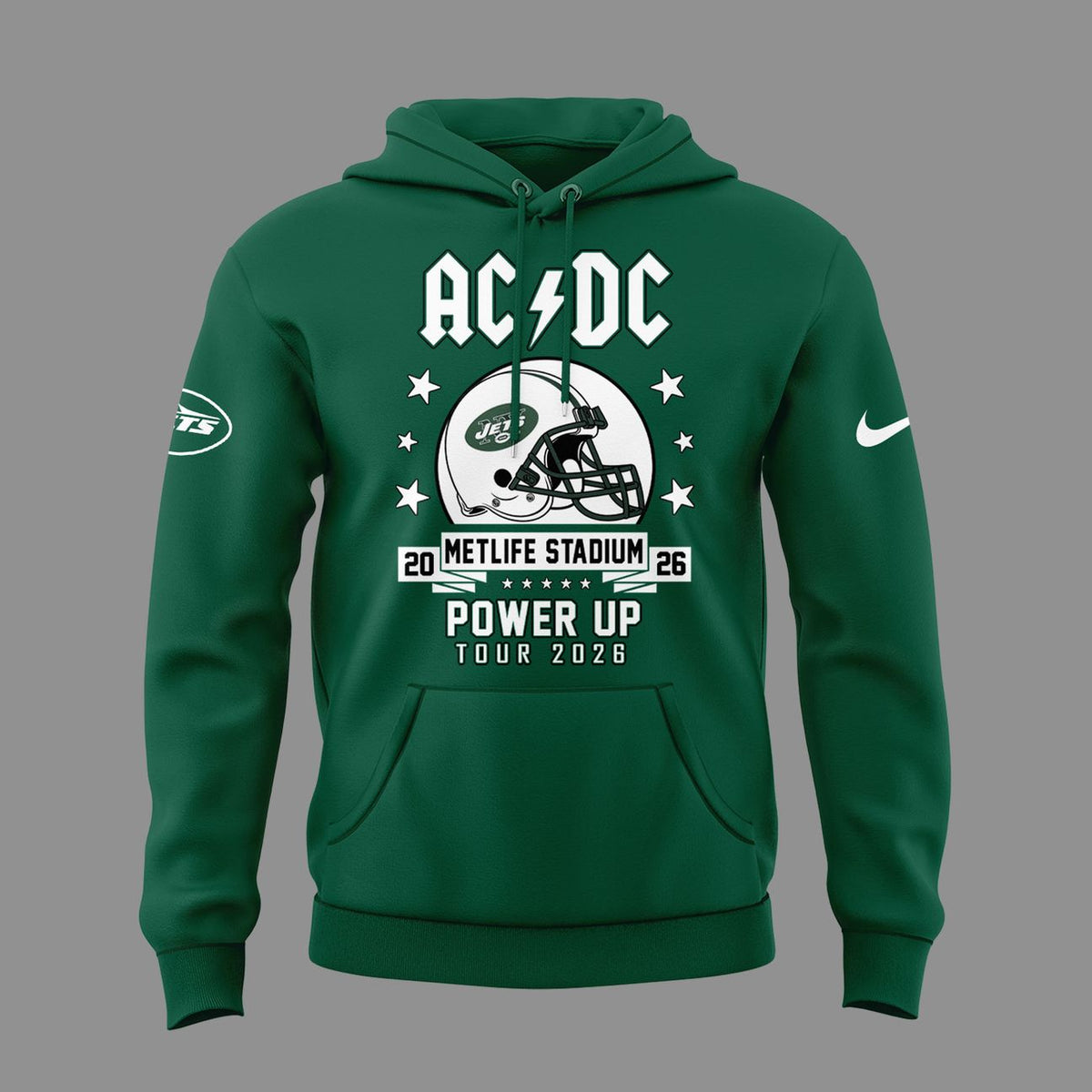 01.06. Limited Edition AC/DC x New York Jets - POWER UP TOUR 2026 Hoodie