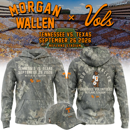 02.Morgan Wallen x Tennessee Volunteers Camo Event 2026 -Hoodie
