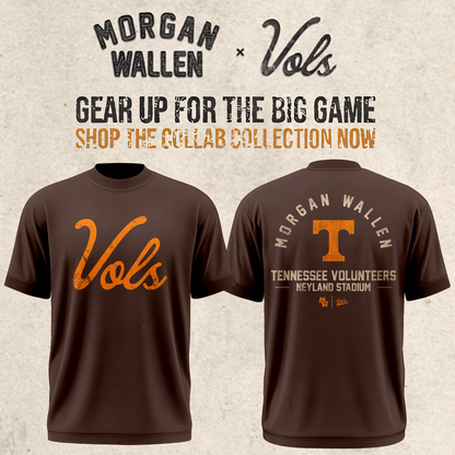 Limited Edition Morgan Wallen x Tennessee Football Tshirt 2026