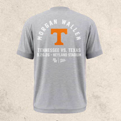 Limited Edition Morgan Wallen x Tennessee Football Gray Tshirt 2026