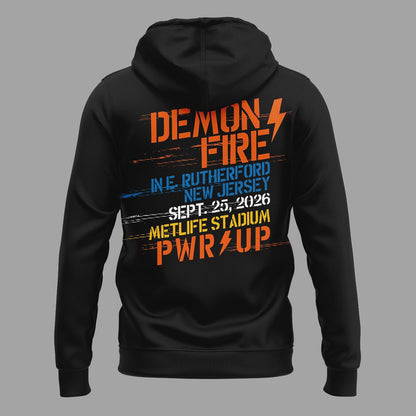 01. Hoodie AC/DC x New York Giants Event Shirt - POWER UP TOUR 2026 T-Shirt