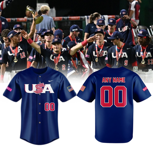 WBSC USA U-18 World Cup Champion Jersey 2025
