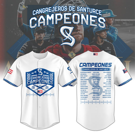Cangrejeros Special “Campeón de la LBPRC” 2026 Limited Edition Jersey V1