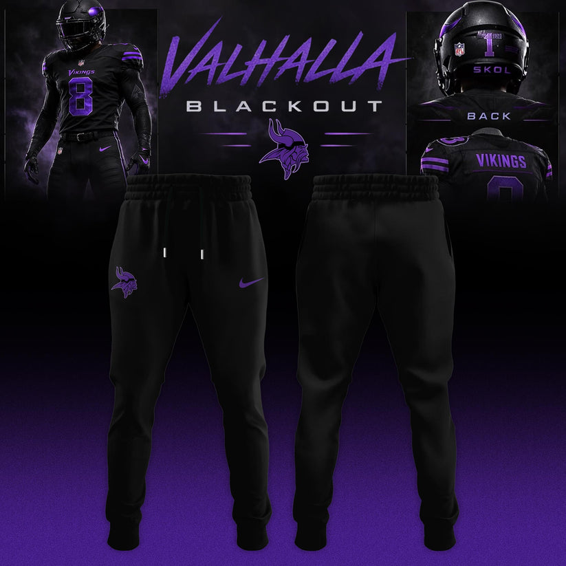 Minnesota Vikings ‘Black Out’ 2026 Special Edition Custom Jersey