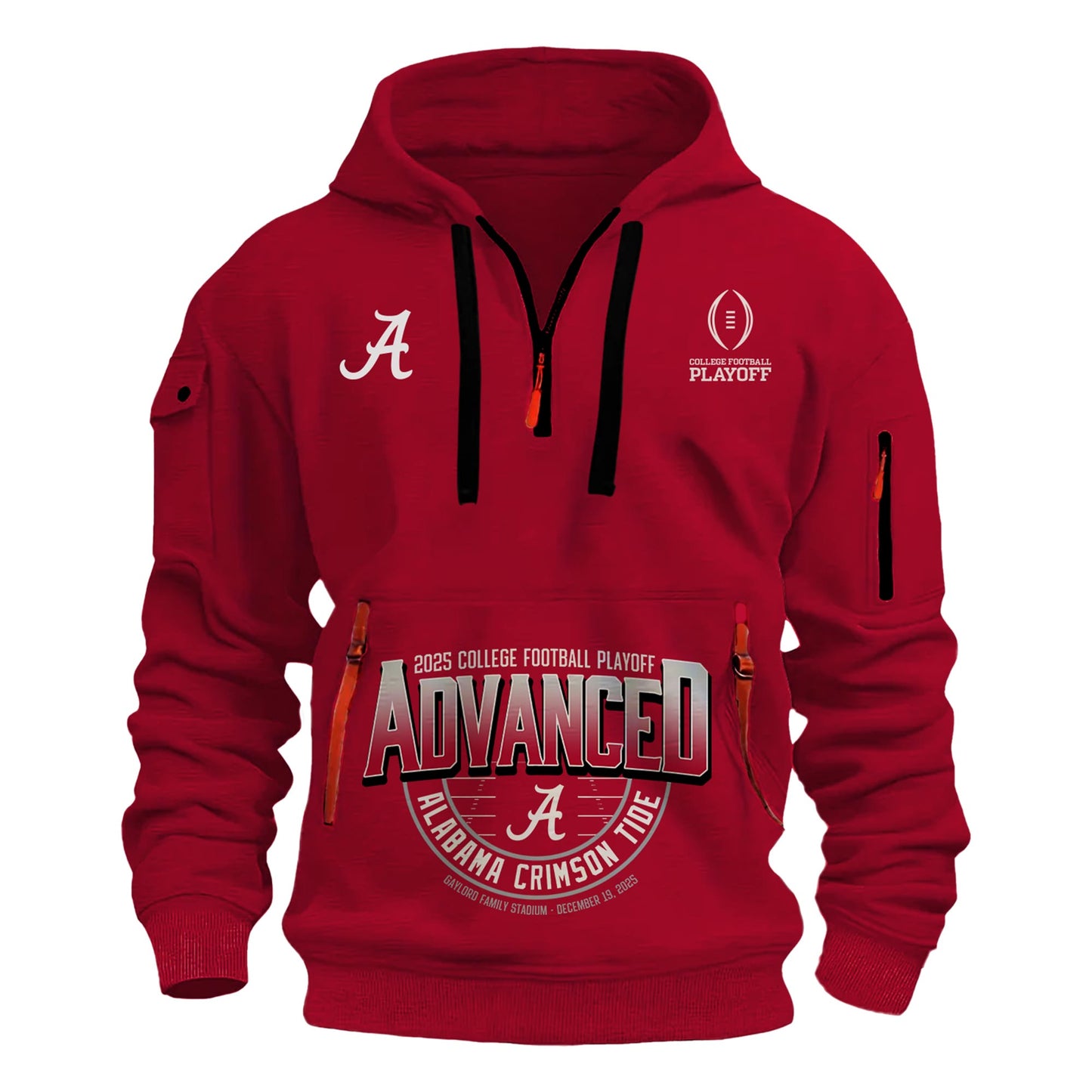 Alabama Crimson Tide 2025 College Football Playoff | Limited Edition 1/4 Hoodie