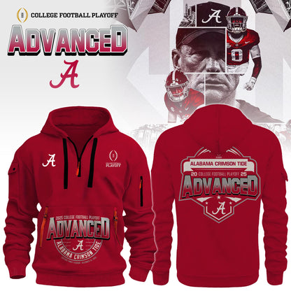 Alabama Crimson Tide 2025 College Football Playoff | Limited Edition 1/4 Hoodie