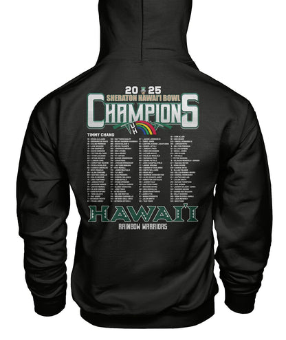Hawaii Rainbow Warriors - SHERATON HAWAI'I BOWL Champion Hoodie