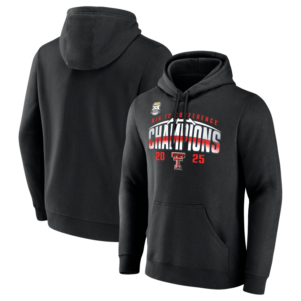 Texas Tech Red Raiders 2025 CHAMPIONS Big12 Football Combo Hoodie