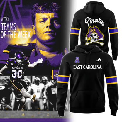 .ECU Football Night of The Boneyard 2025 Combo Hoodie v2