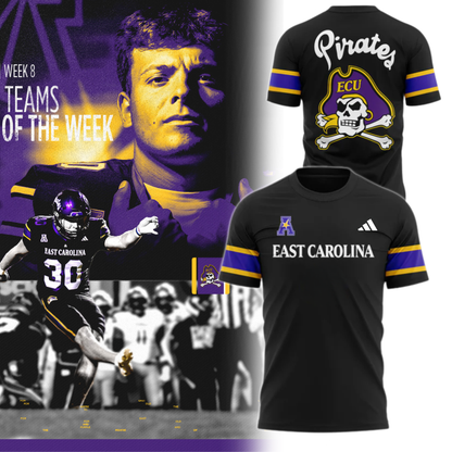 .ECU Football Night of The Boneyard 2025 Combo Shirt v2