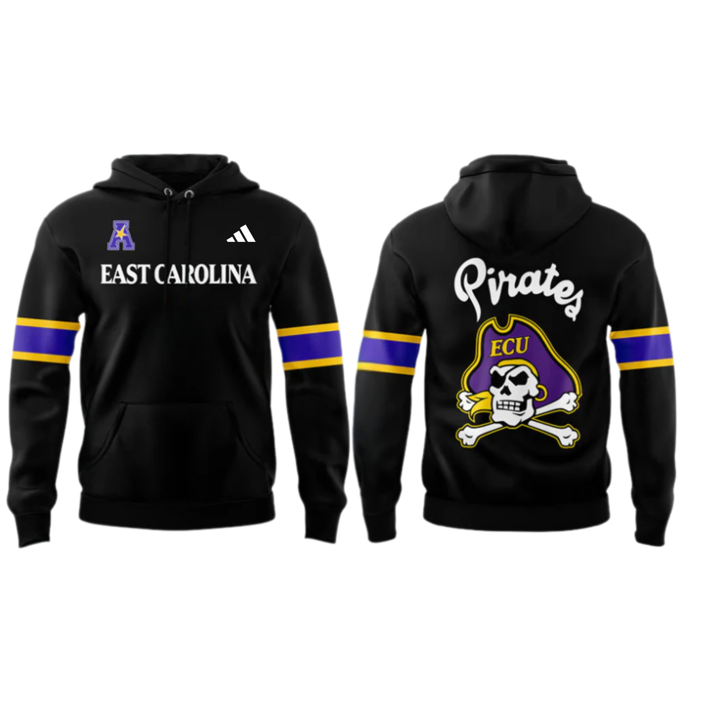 .ECU Football Night of The Boneyard 2025 Combo Hoodie v2