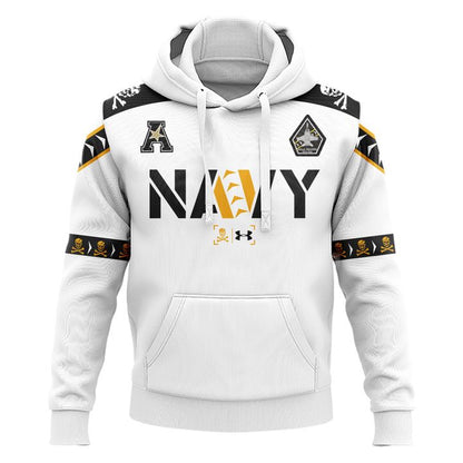 12. Navy Midshipmen 2024 Jolly Rogers Hoodie Limited Edtions