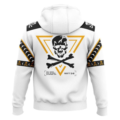 12. Navy Midshipmen 2024 Jolly Rogers Hoodie Limited Edtions
