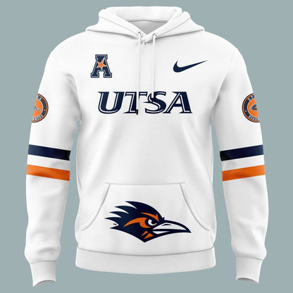Men's Nike White UTSA Roadrunners football 2025 Hoodie