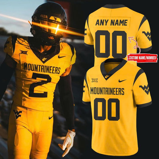 West Virginia Football Golden hour Football Jersey 2025