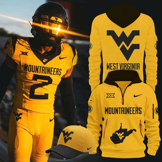 West Virginia Football Golden hour H115 Hoodie 2025