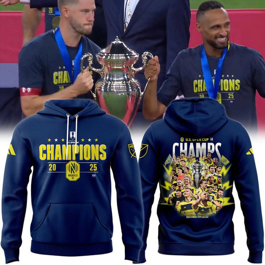 U.S. Open Cup Final 2025 Champions Hoodie (Blue)