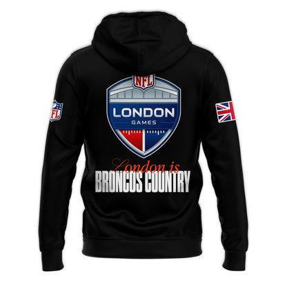 Denver Broncos London game 2025 Limited Hoodie - Black