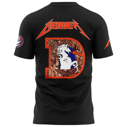 Denver Broncos x 2025 Metallica M72 World Tour T-shirt