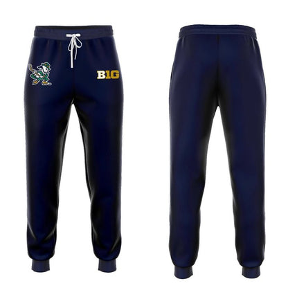 Notre Dame Fighting Irish Under Armour Hockey Leprechaun Rival Fleece Hoodie (Navi) v2