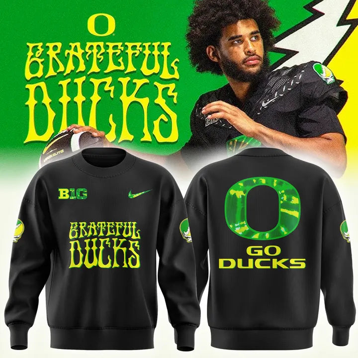 .Special Edition Oregon Ducks X Grateful Dead Sweater
