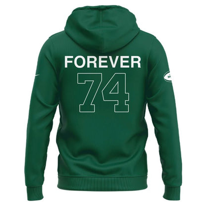 Forever. 74 Nick Mangold Green Hoodie