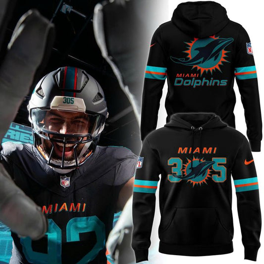 Miami Dolphins 305 Nike Rivalries Hoodie